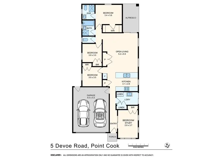 Floorplan of Homely house listing, 5 Devoe Road, Point Cook VIC 3030