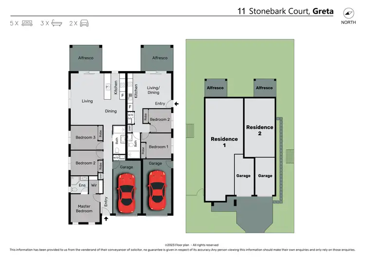 Floorplan of Homely house listing, 11 Stonebark Court, Greta NSW 2334