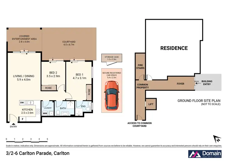 Floorplan of Homely apartment listing, 3/2 Carlton Parade, Carlton NSW 2218