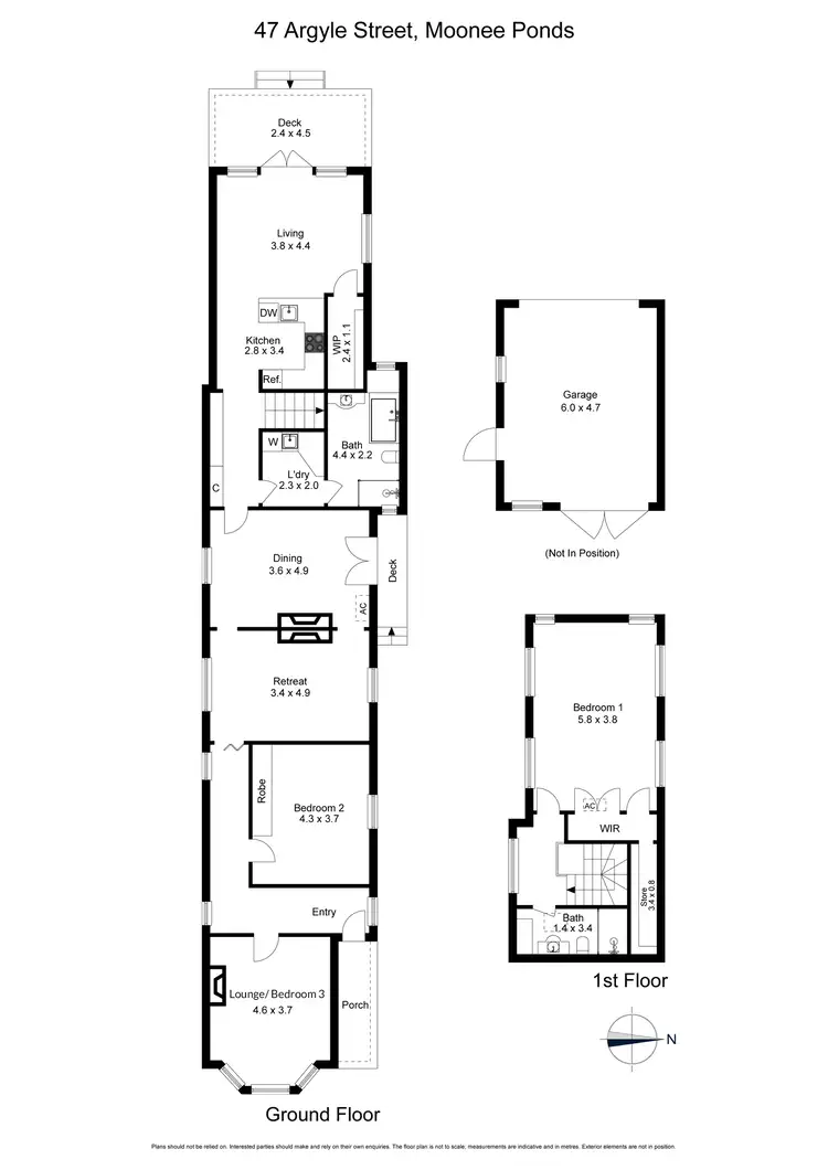 Floorplan of Homely house listing, 47 Argyle Street, Moonee Ponds VIC 3039
