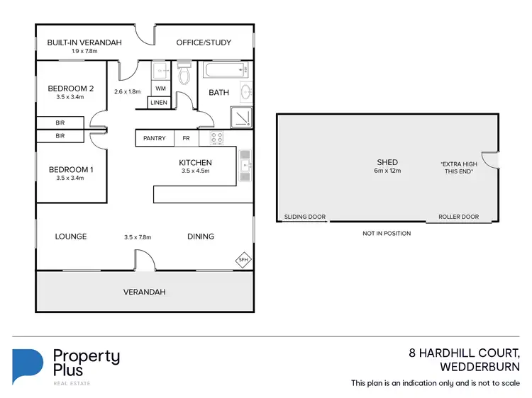 Floorplan of Homely rural property listing, 8 Hardhill Court, Wedderburn VIC 3518