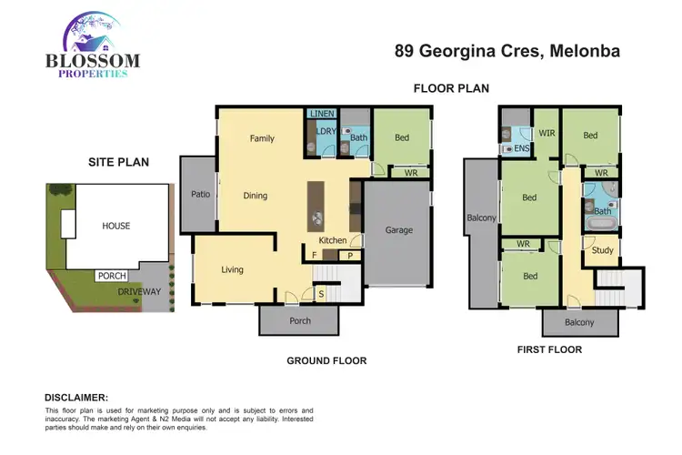 Floorplan of Homely house listing, 89 Georgina Cresscent, Marsden Park NSW 2765