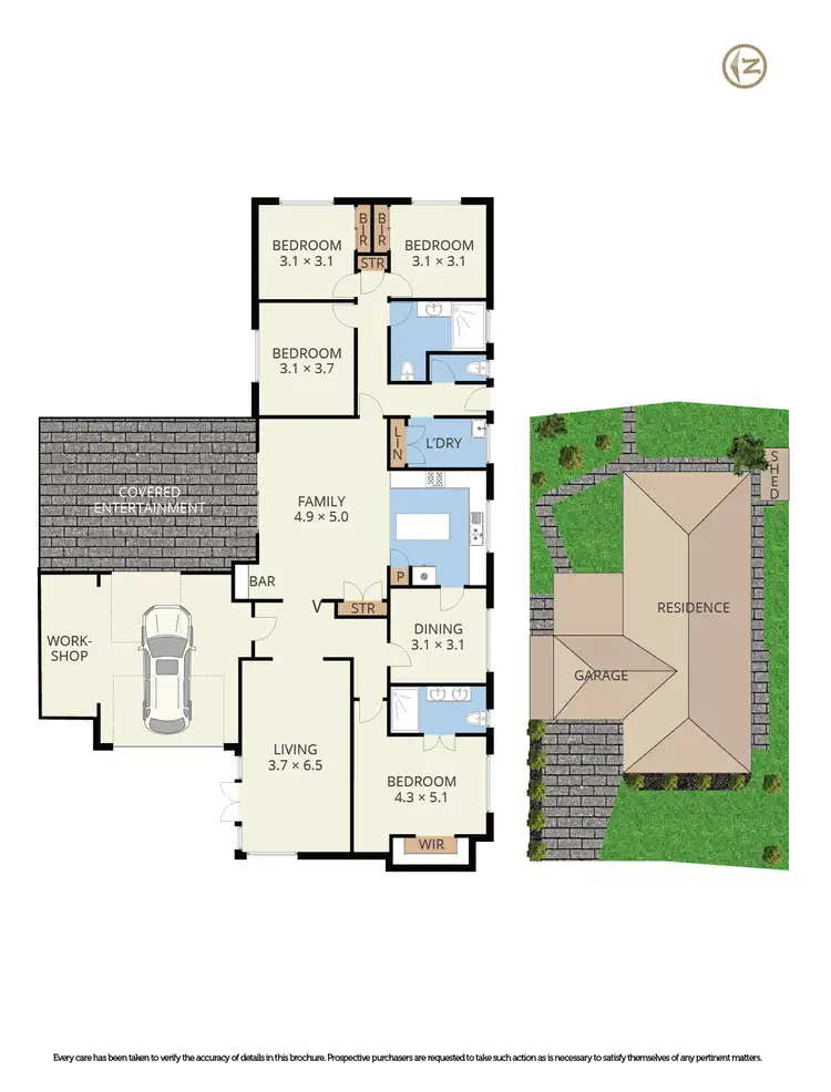Floorplan of Homely house listing, 159 Outlook Drive, Dandenong North VIC 3175