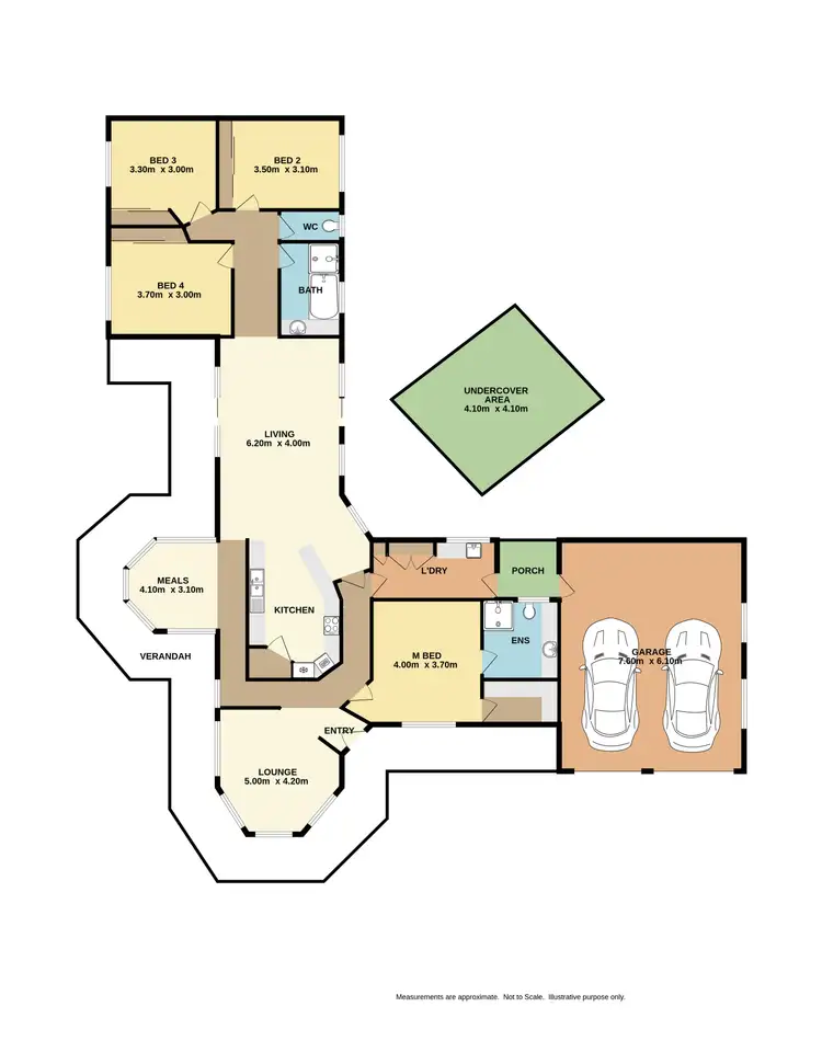 Floorplan of Homely house listing, 94 Michelle Avenue, Lavington NSW 2641