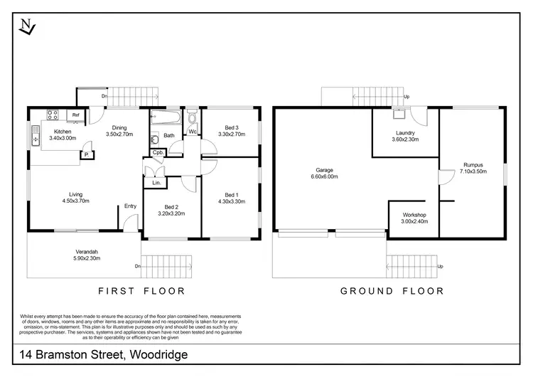 Floorplan of Homely house listing, 14 Bramston Street, Woodridge QLD 4114