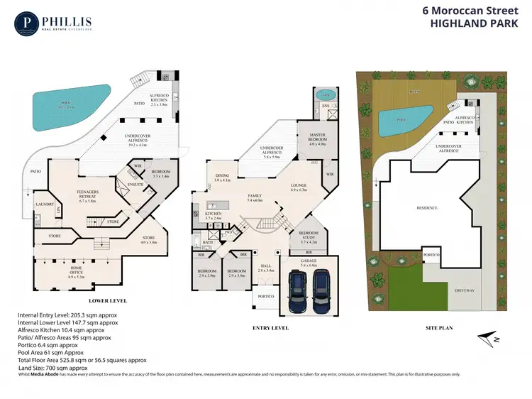 Floorplan of Homely house listing, 6 Moroccan Street, Highland Park QLD 4211