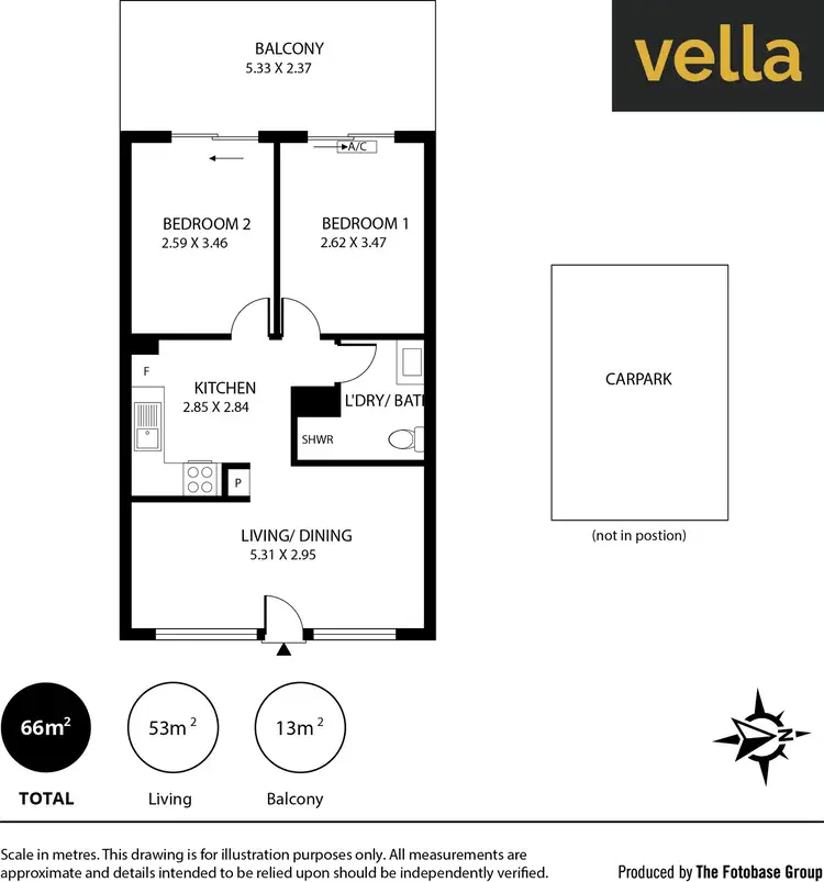 Floorplan of Homely apartment listing, 15/2 Saint Bernards Road, Magill SA 5072