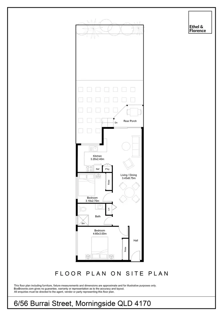 Floorplan of Homely apartment listing, 6/56 Burrai Street, Morningside QLD 4170