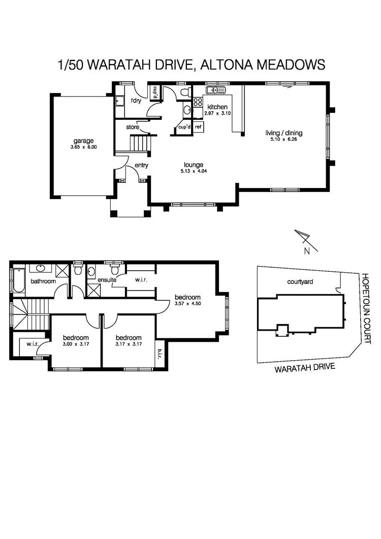 Floorplan of Homely house listing, 50 WARATAH DRIVE, Altona Meadows VIC 3028