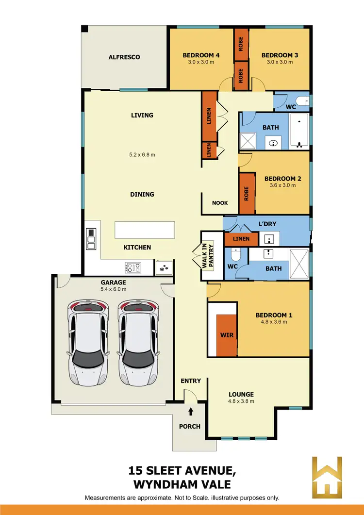 Floorplan of Homely house listing, 15 Sleet Avenue, Wyndham Vale VIC 3024