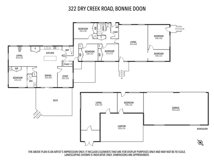 Floorplan of Homely rural property listing, 322 Dry Creek Road, Bonnie Doon VIC 3720