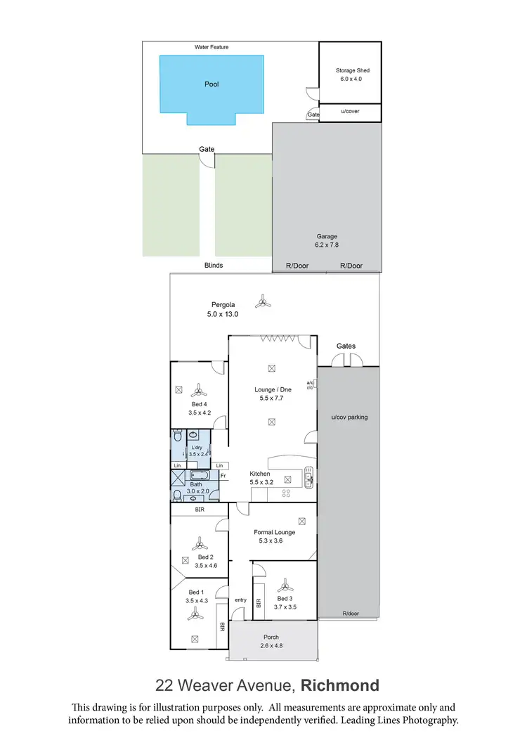 Floorplan of Homely house listing, 22 Weaver Avenue, Richmond SA 5033