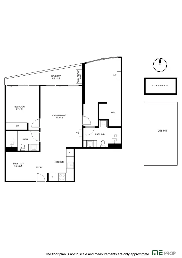 Floorplan of Homely apartment listing, 2603/850 Whitehorse Road, Box Hill VIC 3128
