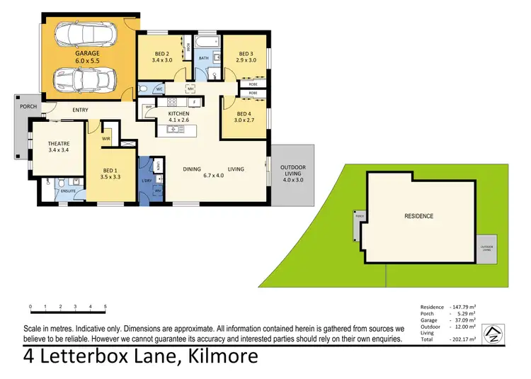 Floorplan of Homely house listing, 4 Letterbox Lane, Kilmore VIC 3764
