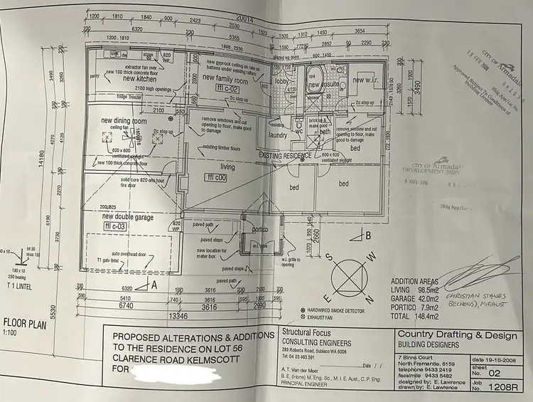 Floorplan of Homely house listing, 56 Clarence Way, Champion Lakes WA 6111