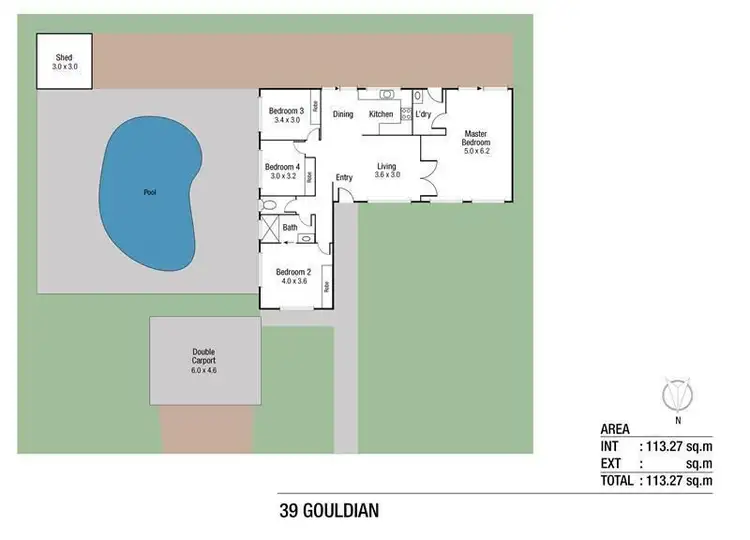 Floorplan of Homely house listing, 39 Gouldian Avenue, Condon QLD 4815