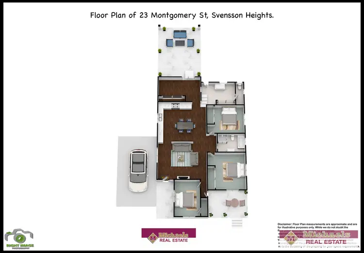 Floorplan of Homely house listing, 23 Montgomery Street, Svensson Heights QLD 4670
