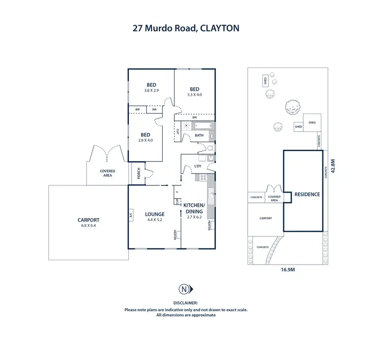 Floorplan of Homely house listing, 27 Murdo Road, Clayton VIC 3168