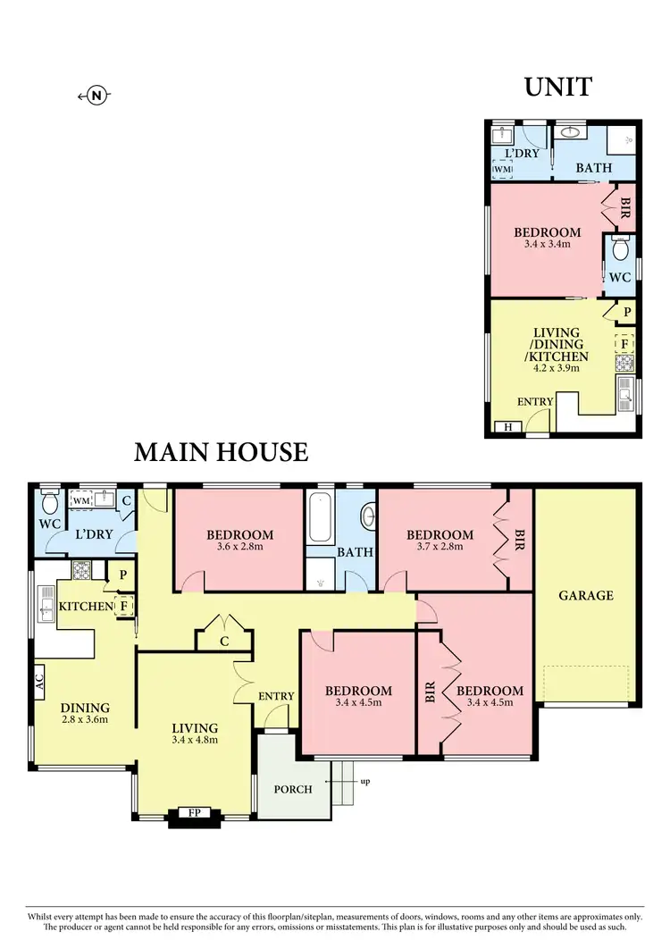 Floorplan of Homely house listing, 36 Hill Street, Whittlesea VIC 3757