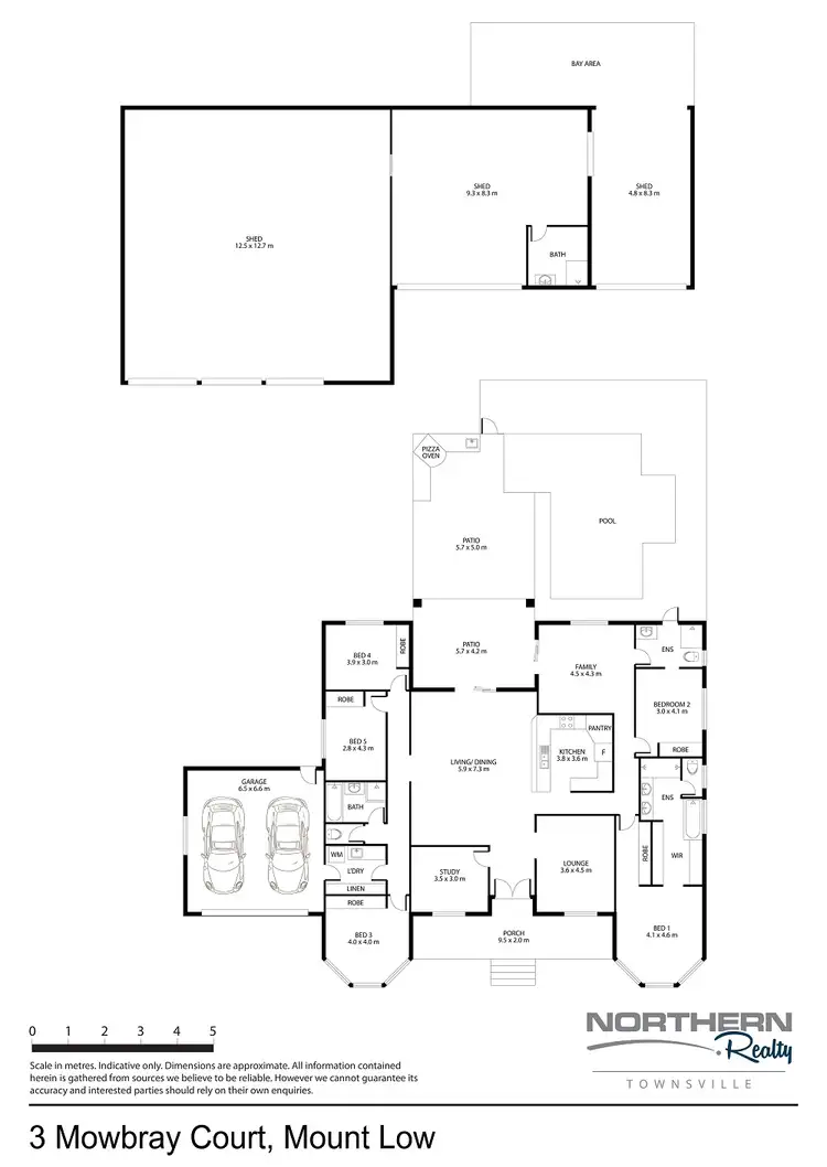 Floorplan of Homely house listing, 3 Mowbray Court, Mount Low QLD 4818