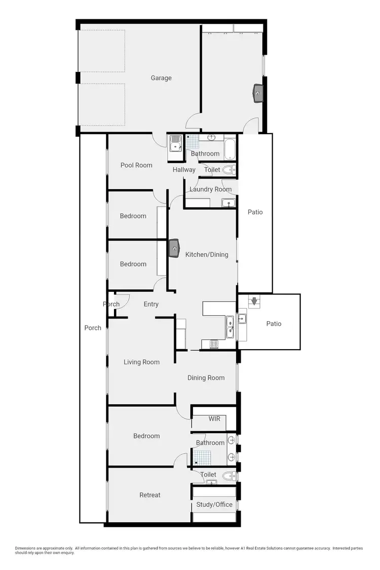 Floorplan of Homely house listing, 5 Dusting Court, Portland VIC 3305