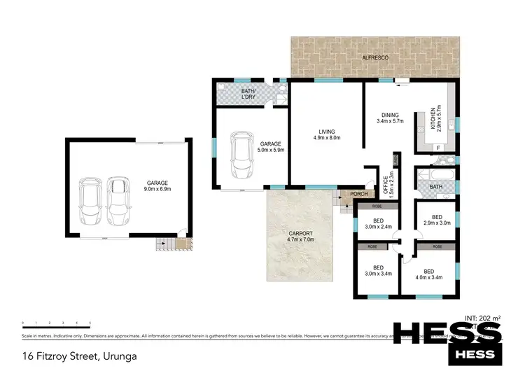 Floorplan of Homely house listing, 16 Fitzroy Street, Urunga NSW 2455
