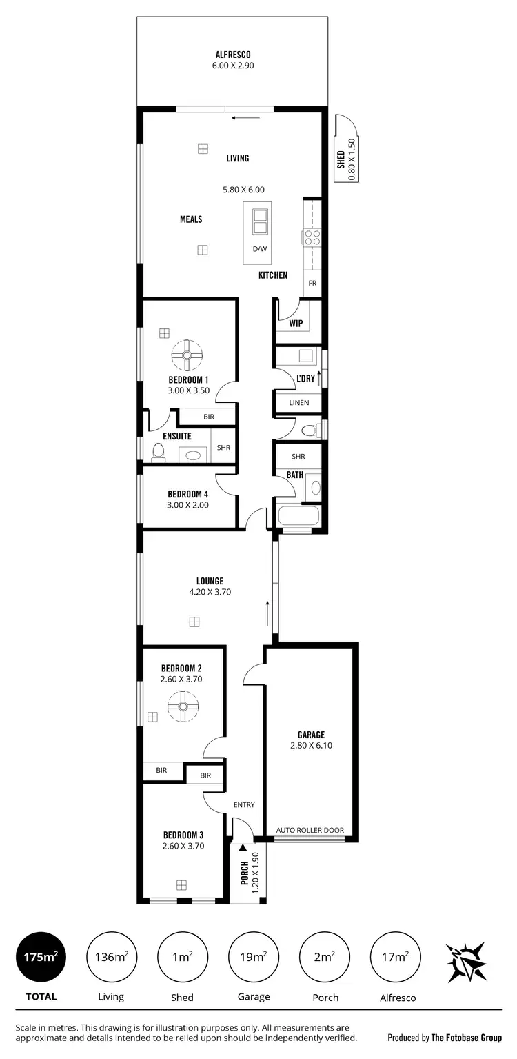 Floorplan of Homely house listing, 6A Munster Street, Windsor Gardens SA 5087