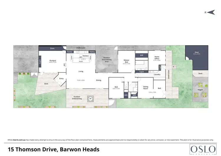 Floorplan of Homely house listing, 15 Thomson Drive, Barwon Heads VIC 3227