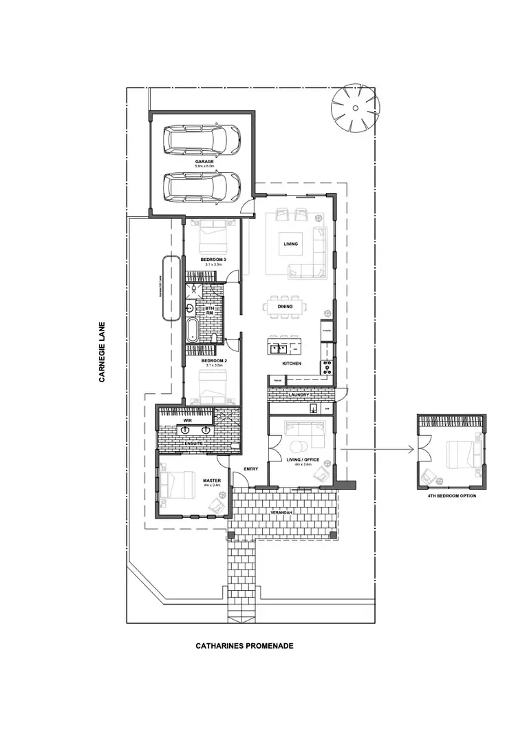 Floorplan of Homely house listing, 50 Saint Catharines Promenade, Champion Lakes WA 6111