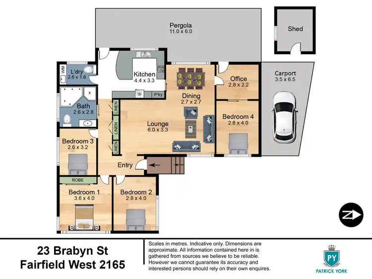 Floorplan of Homely house listing, 23 Brabyn Street, Fairfield West NSW 2165