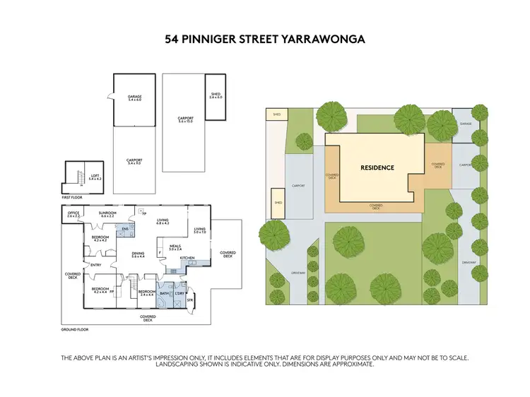 Floorplan of Homely house listing, 54 Pinniger Street, Yarrawonga VIC 3730