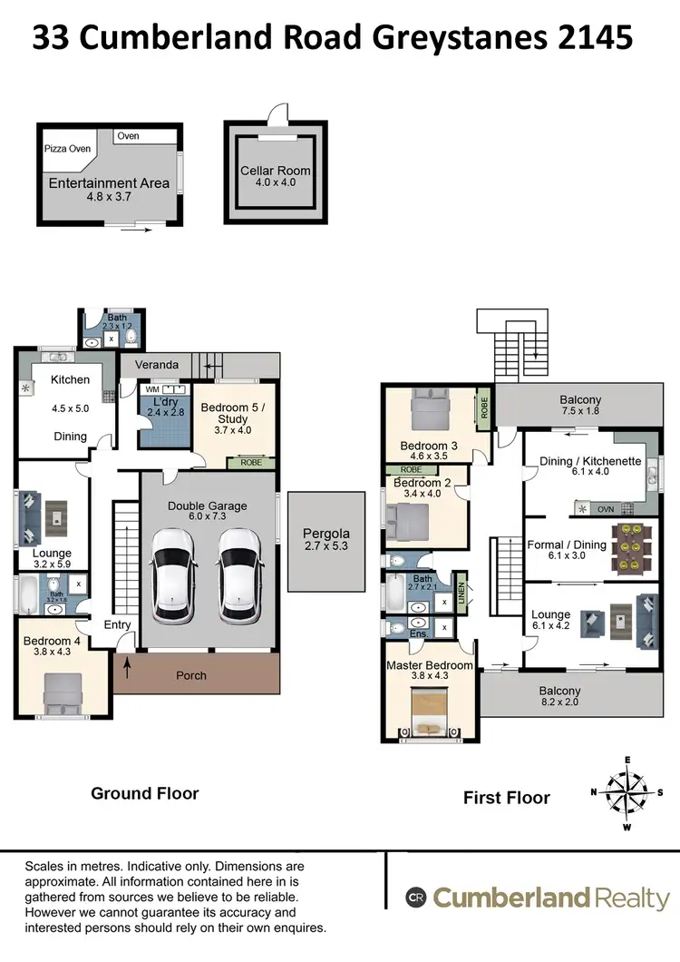 Floorplan of Homely house listing, 33 Cumberland Road, Greystanes NSW 2145