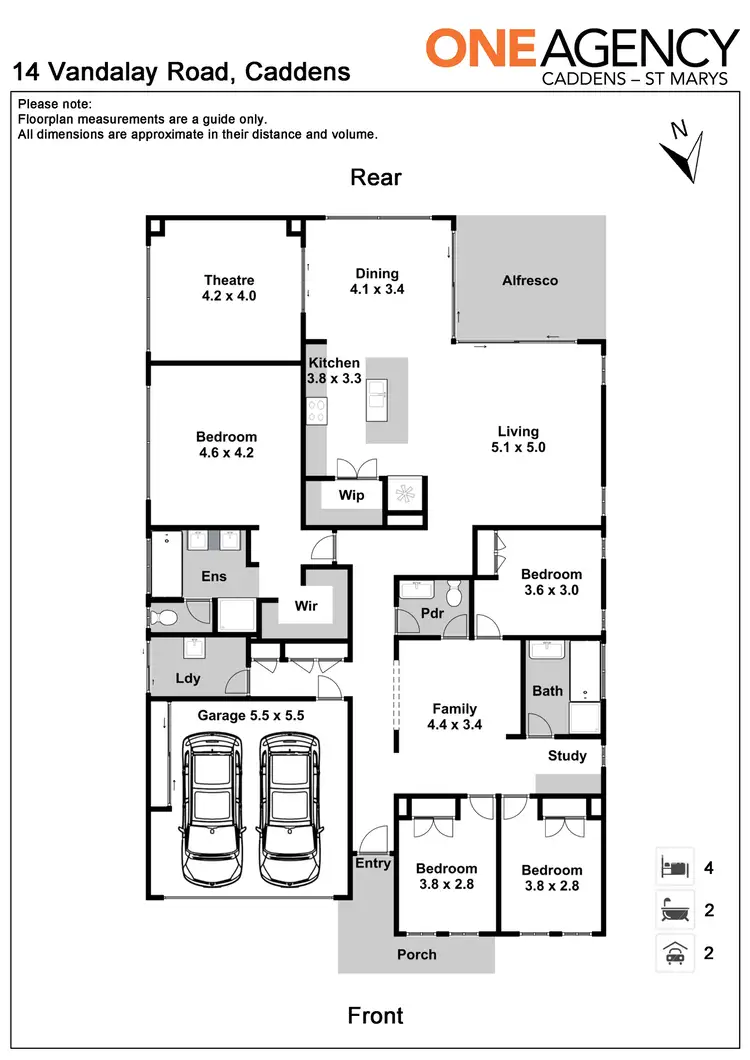 Floorplan of Homely house listing, 14 Vandalay Road, Caddens NSW 2747