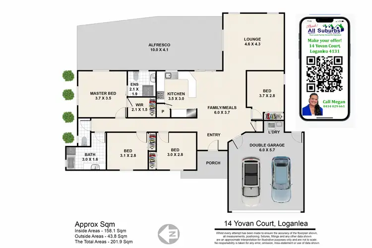 Floorplan of Homely house listing, 14 Yovan Court, Loganlea QLD 4131