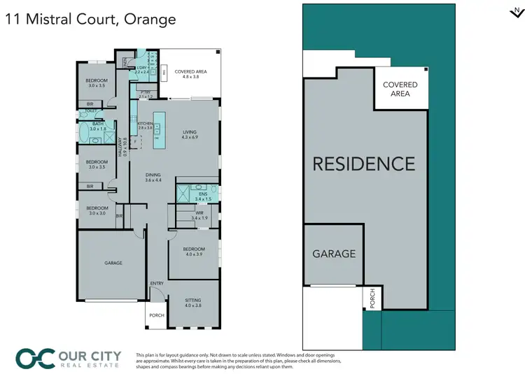 Floorplan of Homely house listing, 11 Mistral Court, Orange NSW 2800