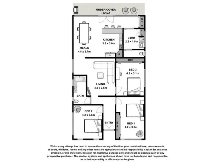 Floorplan of Homely house listing, 42 Barkly Street, Warrnambool VIC 3280