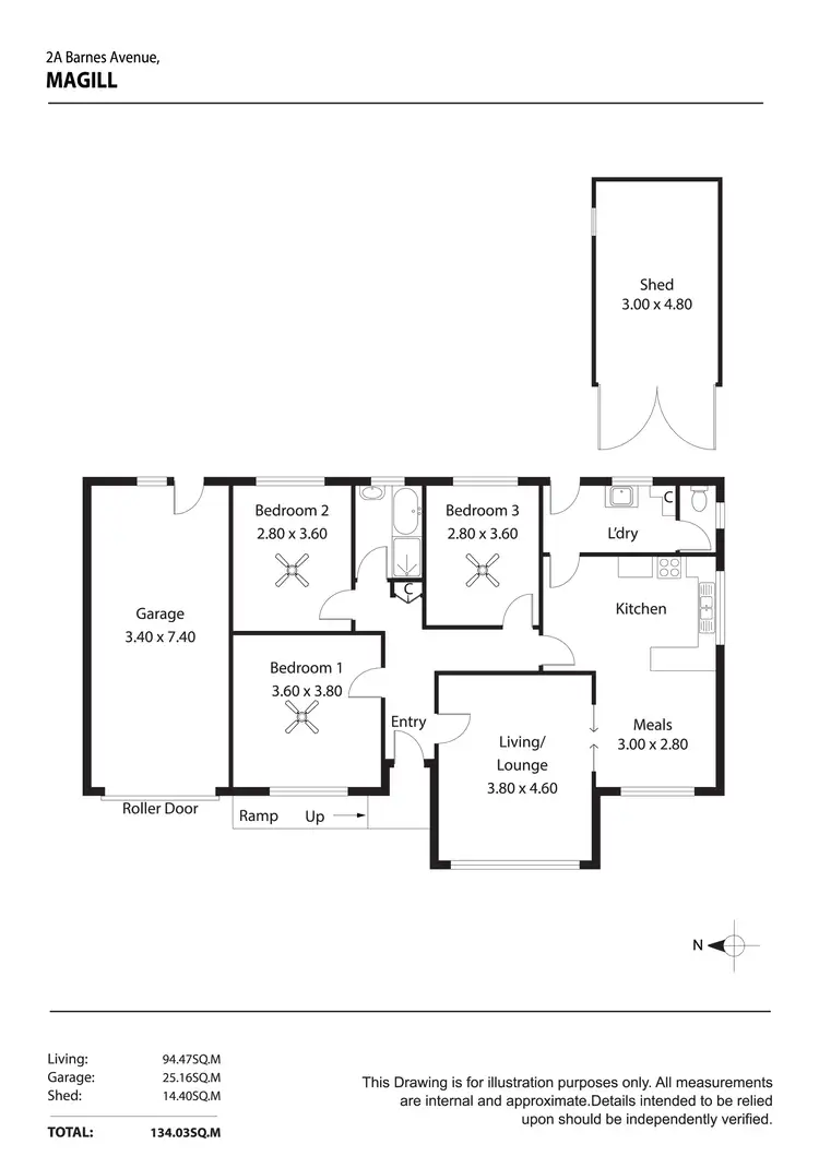 Floorplan of Homely house listing, 2A Barnes Avenue, Magill SA 5072