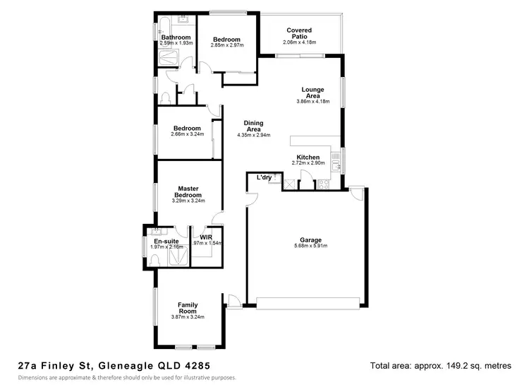 Floorplan of Homely house listing, 27 Finley Street, Gleneagle QLD 4285