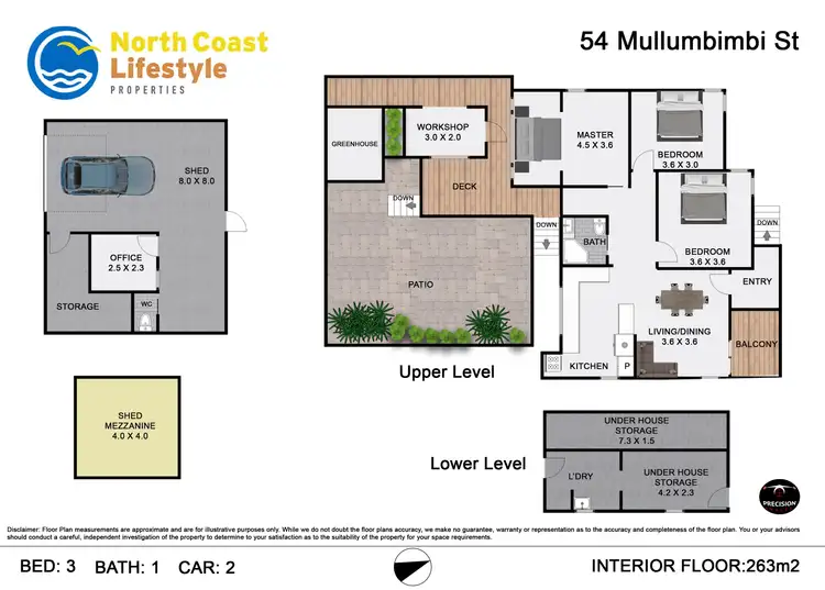 Floorplan of Homely house listing, 54 Mullumbimbi Street, Brunswick Heads NSW 2483