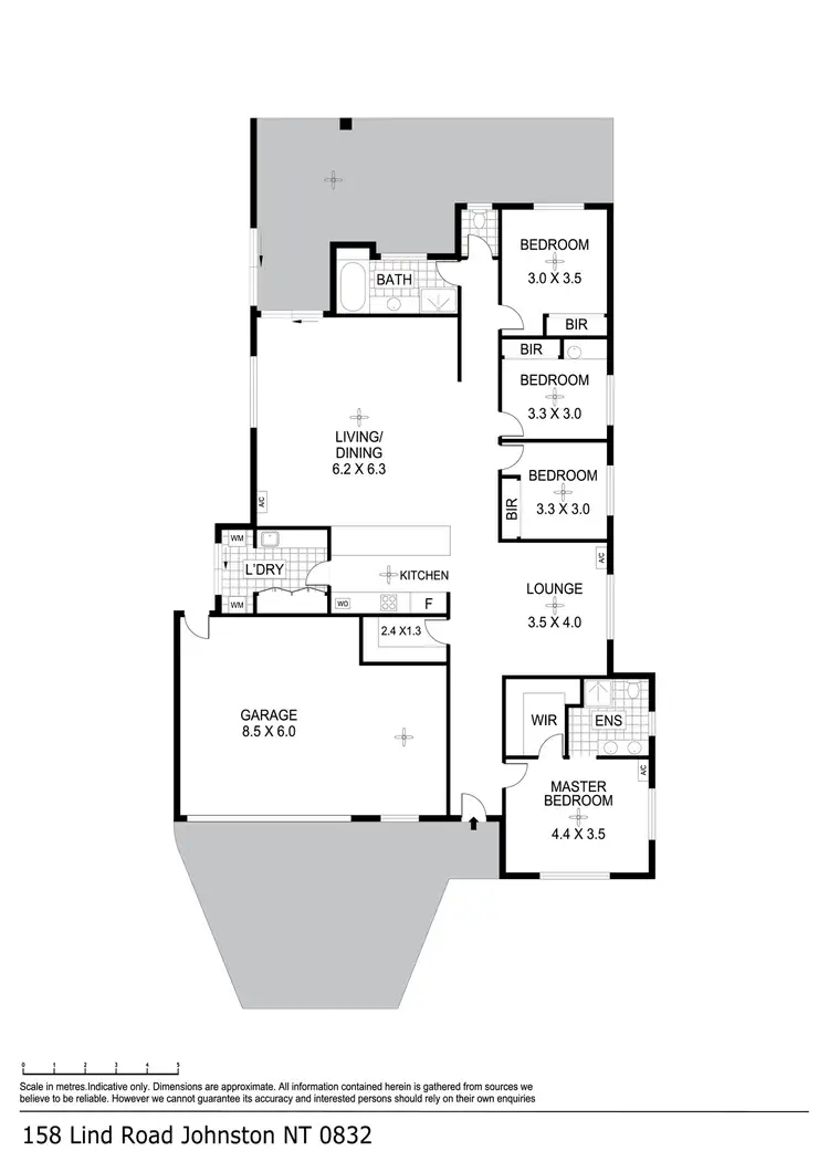 Floorplan of Homely house listing, 158 Lind Road, Johnston NT 832