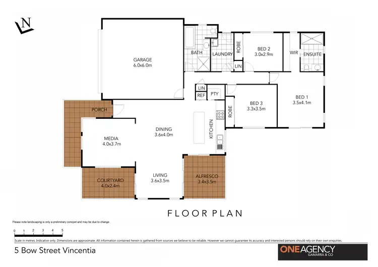 Floorplan of Homely house listing, 5 Bow Street, Vincentia NSW 2540
