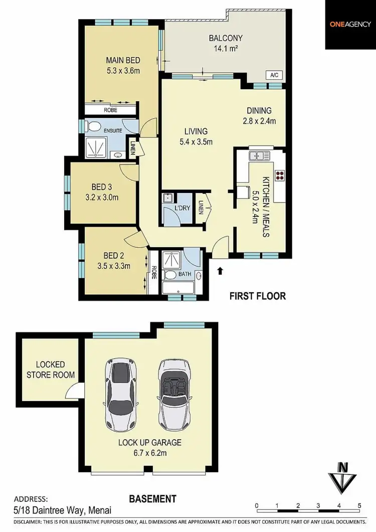 Floorplan of Homely apartment listing, 5/18 Daintree Way, Menai NSW 2234