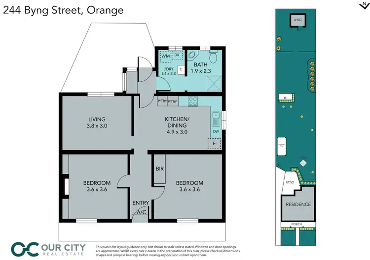 Floorplan of Homely house listing, 244 Byng Street, Orange NSW 2800