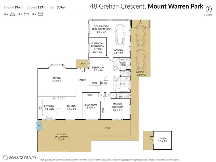 Floorplan of Homely house listing, 48 Grehan Crescent, Mount Warren Park QLD 4207