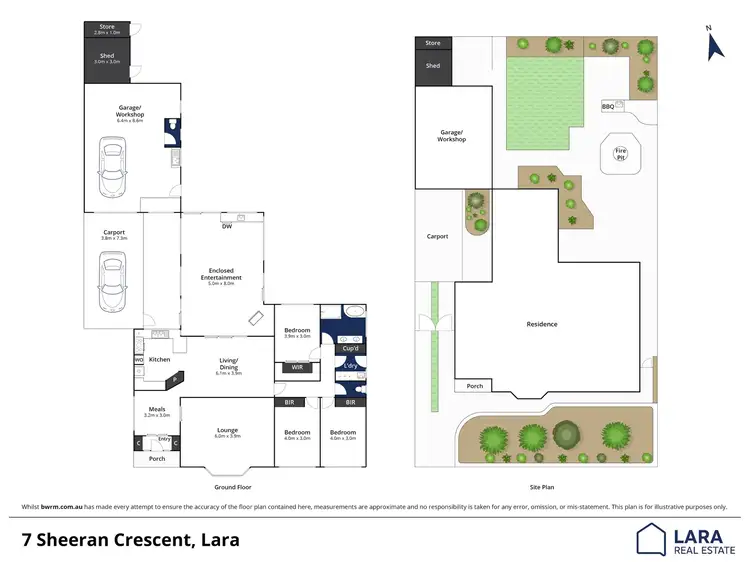 Floorplan of Homely house listing, 7 Sheeran Crescent, Lara VIC 3212