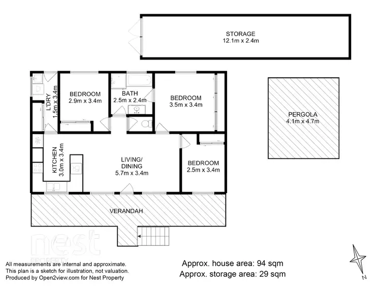Floorplan of Homely house listing, 11 Paradise Court, Orford TAS 7190