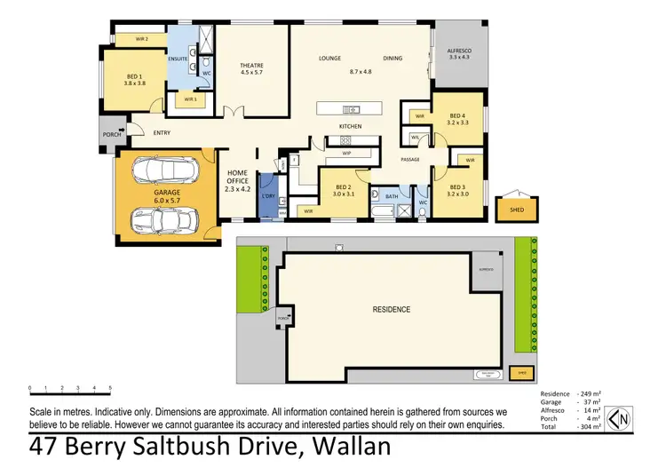 Floorplan of Homely house listing, 47 Berry Saltbush Drive, Wallan VIC 3756