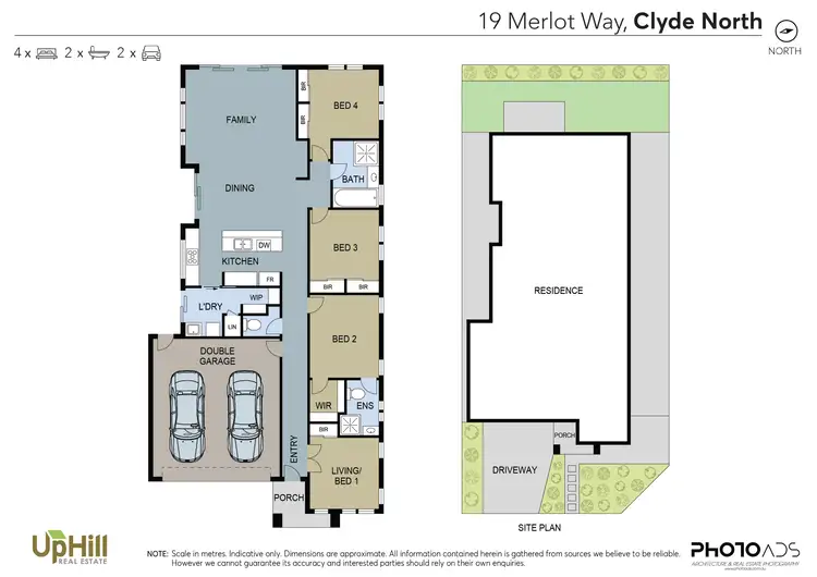 Floorplan of Homely house listing, 19 Merlot Way, Clyde North VIC 3978