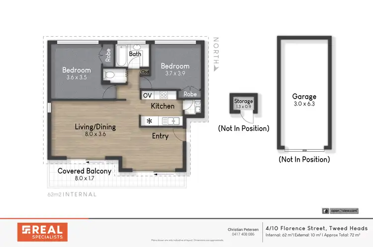 Floorplan of Homely apartment listing, 4/10 Florence Street, Tweed Heads NSW 2485