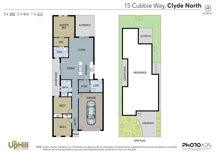 Floorplan of Homely house listing, 15 Cubbie Way, Clyde North VIC 3978